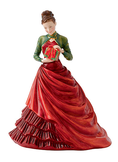 Royal Doulton Pretty Ladies Petites Annuals, A Christmas Gift - Christmas - 2012 Petite of the Year