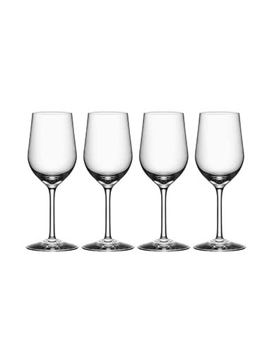Orrefors Crystal, Morberg White Wine, Set of Four