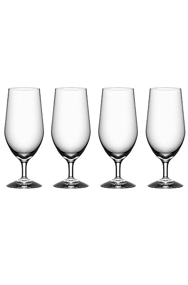 Orrefors Crystal, Morberg Beer Glass, Set of Four