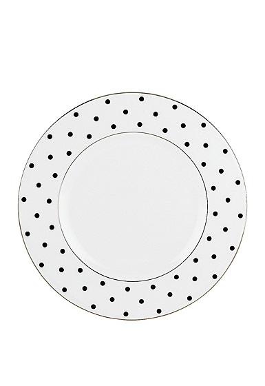 Kate Spade China by Lenox, Larabee Road Black Accent Plate