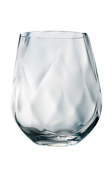 Orrefors Dizzy Diamond Stemless Wine Glass, Single