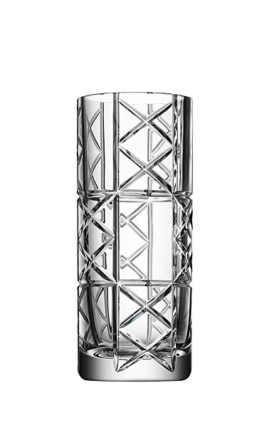 Orrefors Crystal, Explicit Checked 9 7/8" Crystal Vase