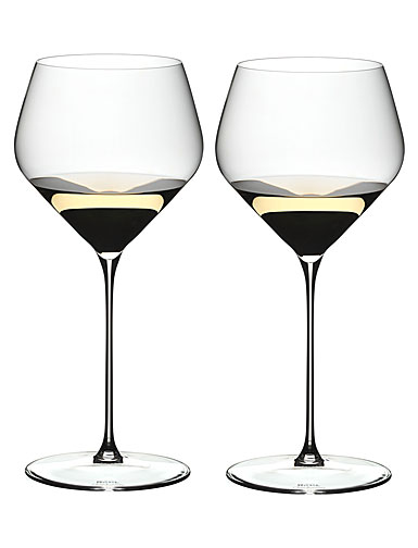Riedel Veloce Chardonnay Wine Glasses Pair