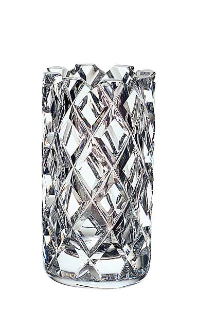 Orrefors Crystal, Sofiero 7.87" Cylinder Crystal Vase