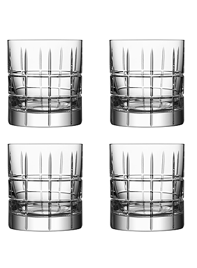 Orrefors Street Old Fashioned Set of 4