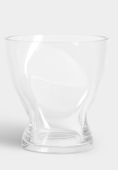 Orrefors Squeeze 7" Vase Clear Tulip