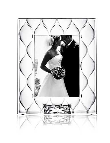 Orrefors Diamond 5x7" Crystal Picture Frame
