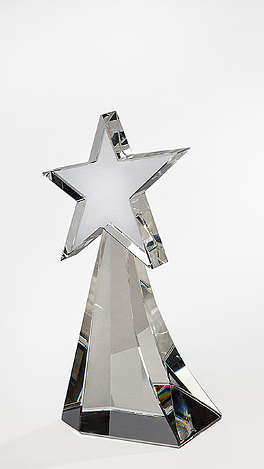 Orrefors Scandinavian Shooting Star 7" Award