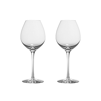 Orrefors Difference Fruit Wine, Pair