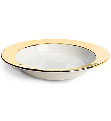 Ralph Lauren Somerville Round Serving Bowl , Gold