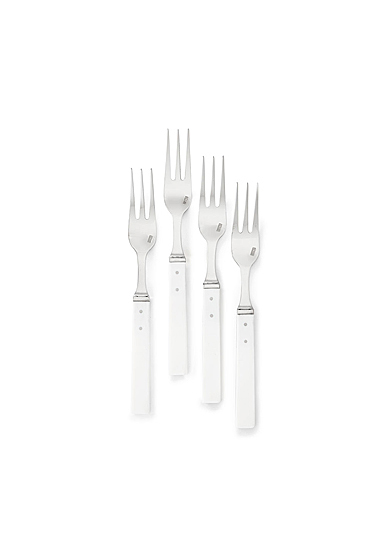 Ralph Lauren Ronan Set of 4 Appetizer Forks, White