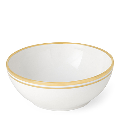 Ralph Lauren China Wilshire Gold Cereal Bowl, Single