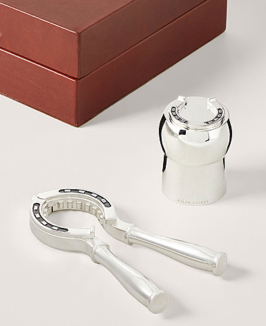 Ralph Lauren Olian Champagne Tool Set, Silver