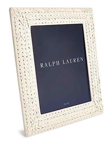 Ralph Lauren Adrienne 5"x7" Picture Frame, Cream