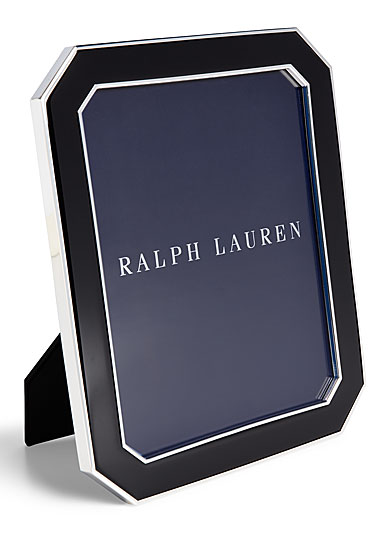 Ralph Lauren Becker 5"x7" Frame, Black and Silver