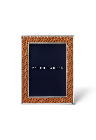 Ralph Lauren Brockton 5"x7" Frame, Saddle