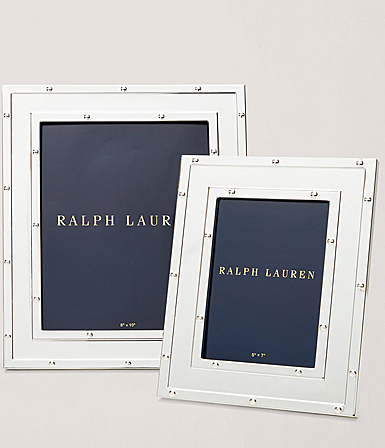 Ralph Lauren Bleecker 8x10 Frame, Silver