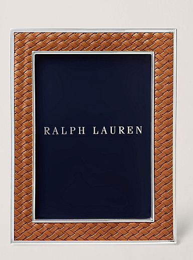 Ralph Lauren Brockton 5x7 Frame, Saddle