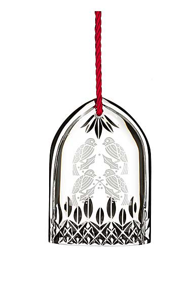 Waterford Crystal, 12 days of Christmas Lismore Four Calling Birds Ornament