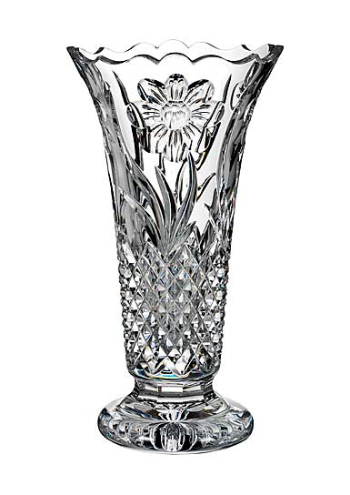 Waterford Crystal, House of Waterford Magnolia 12" Crystal Vase