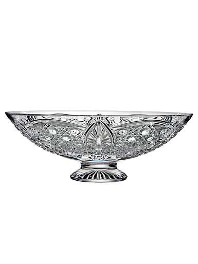 Waterford Crystal, House of Waterford Wicker 13" Low Crystal Bowl