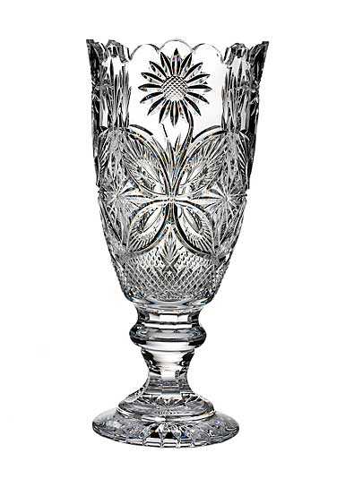 Waterford Crystal, House of Waterford Mt. Congreve 18" Summer Crystal Vase, Limited Edition of 250