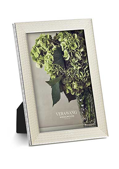 Vera Wang Wedgwood With Love Nouveau 4x6 Frame, Pearl