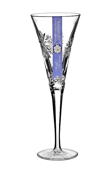 Waterford Snowflake Wishes Serenity Clear Flute, Single