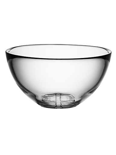 Kosta Boda Bruk Crystal Large Serving Bowl, Clear