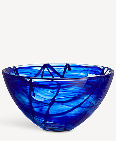 Kosta Boda Contrast 9" Bowl Blue 