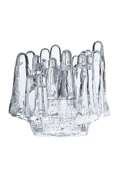 Kosta Boda Polar Votive Candleholder Clear, Single Medium