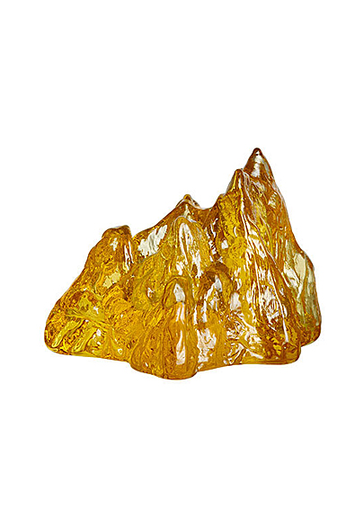 Kosta Boda The Rock Votive Yellow