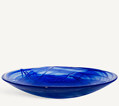 Kosta Boda Contrast 15" Dish Blue 