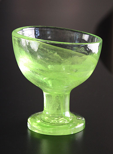 Kosta Boda Mine Ice Cream Bowl, Lime