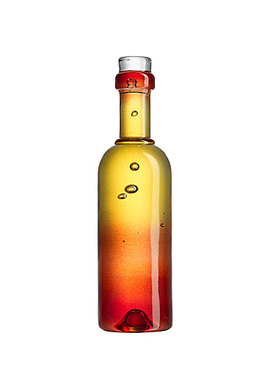 Kosta Boda Celebrate Crystal Wine Bottle, Red