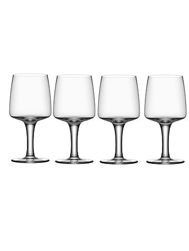 Kosta Boda Bruk Wine Glass, Set of 4