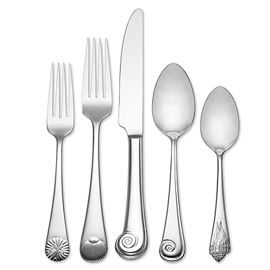 Reed And Barton Sea Shell Flatware 5 Piece Place Setting