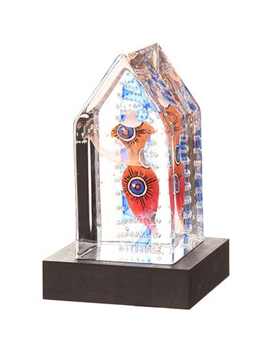 Kosta Boda Art Glass, Kjell Engman Welcome Home, Limited Edition of 60