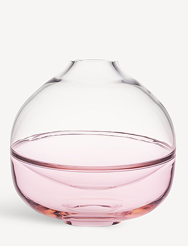 Kosta Boda Septum Pink 9" Vase