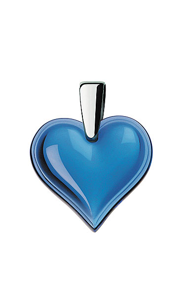 Lalique Amoureuse Beaucoup Heart Pendant, Sapphire Blue