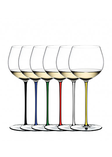 Riedel Fatto A Mano, Oaked Chardonnay Wine Glasses, Set of 6