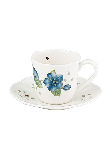 Lenox Butterfly Meadow China Espresso Cup And Saucer