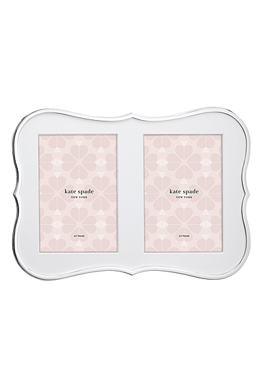 Kate Spade New York, Lenox Crown Point Double Invitation Metal Picture Frame