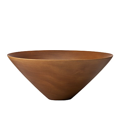 Donna Karan Lenox Hand Carved Wood, Smooth Conical Bowl
