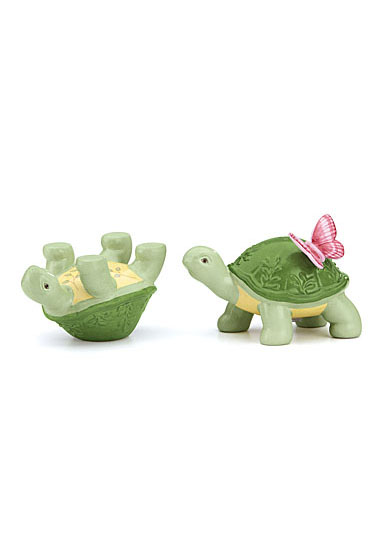 Lenox Butterfly Meadow China Turtle Salt And Pepper Set