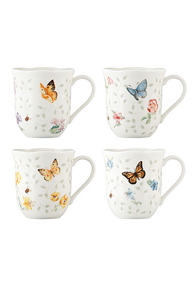 Lenox Butterfly Meadow Petite Mugs Set Of Four