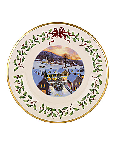 Lenox Annual Plates 2012 Annual Holiday Plate