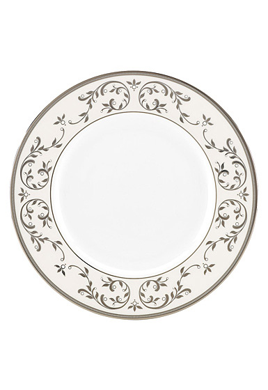 Lenox Opal Innocence Silver Platinum China Accent Plate