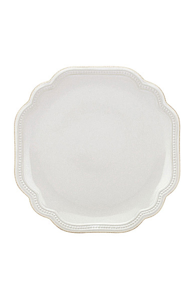 Lenox French Perle Bead White Dinnerware Accent Plate 9"