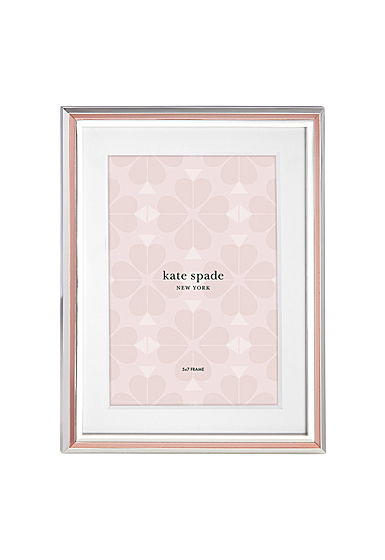 Kate Spade New York, Lenox Rosy Glow 5x7" Picture Frame